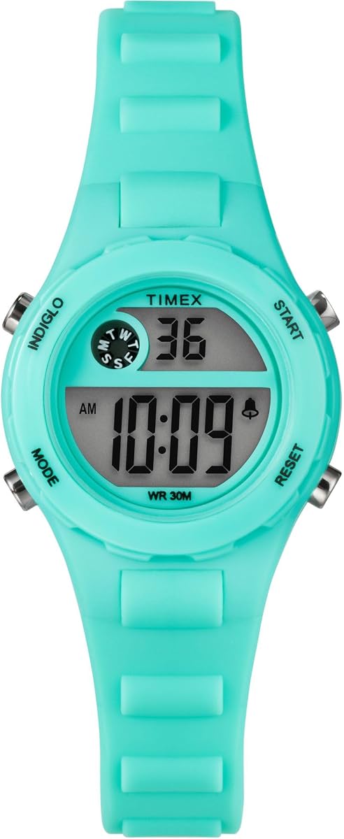 Timex Kids Digital 27mm Watch - Black Strap Digital Dial Black Case