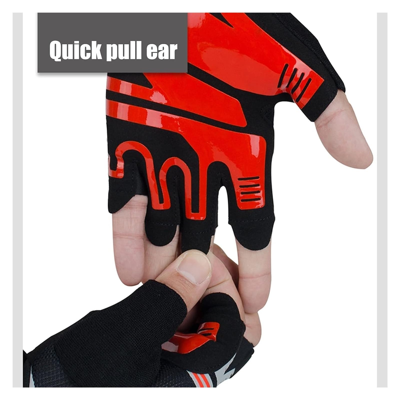 Guanti da guida senza dita, Guanti sportivi, Guanti mezze dita, Guanti da palestra Guanti imbottiti for sollevamento pesi Guanti da allenamento for uomini e donne Guanti di protezione mezze dita trasp