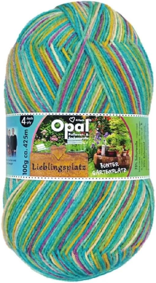 Colorful 4-Ply Sock Yarn 100g – Self-Striping Fingering Weight Wool Blend for Knitting Socks, Shawls & Accessories – Made in Germany (11462)
