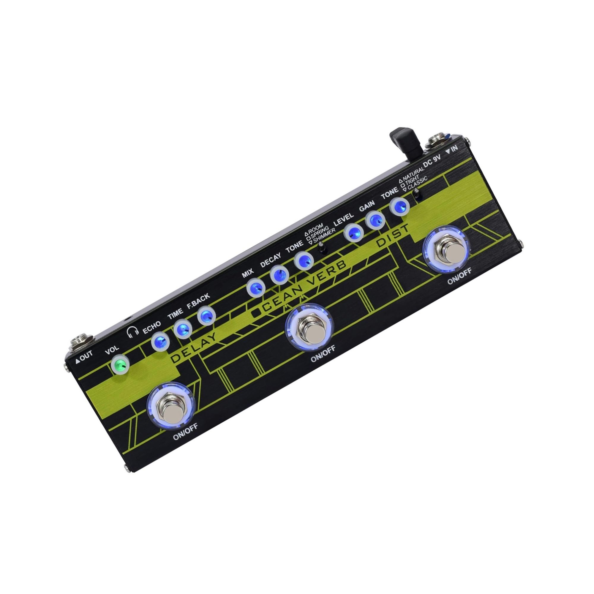 Efekty Gitarowe Multiefekty Overdrive Distortion Delay Tremolo Reverb Akcesoria