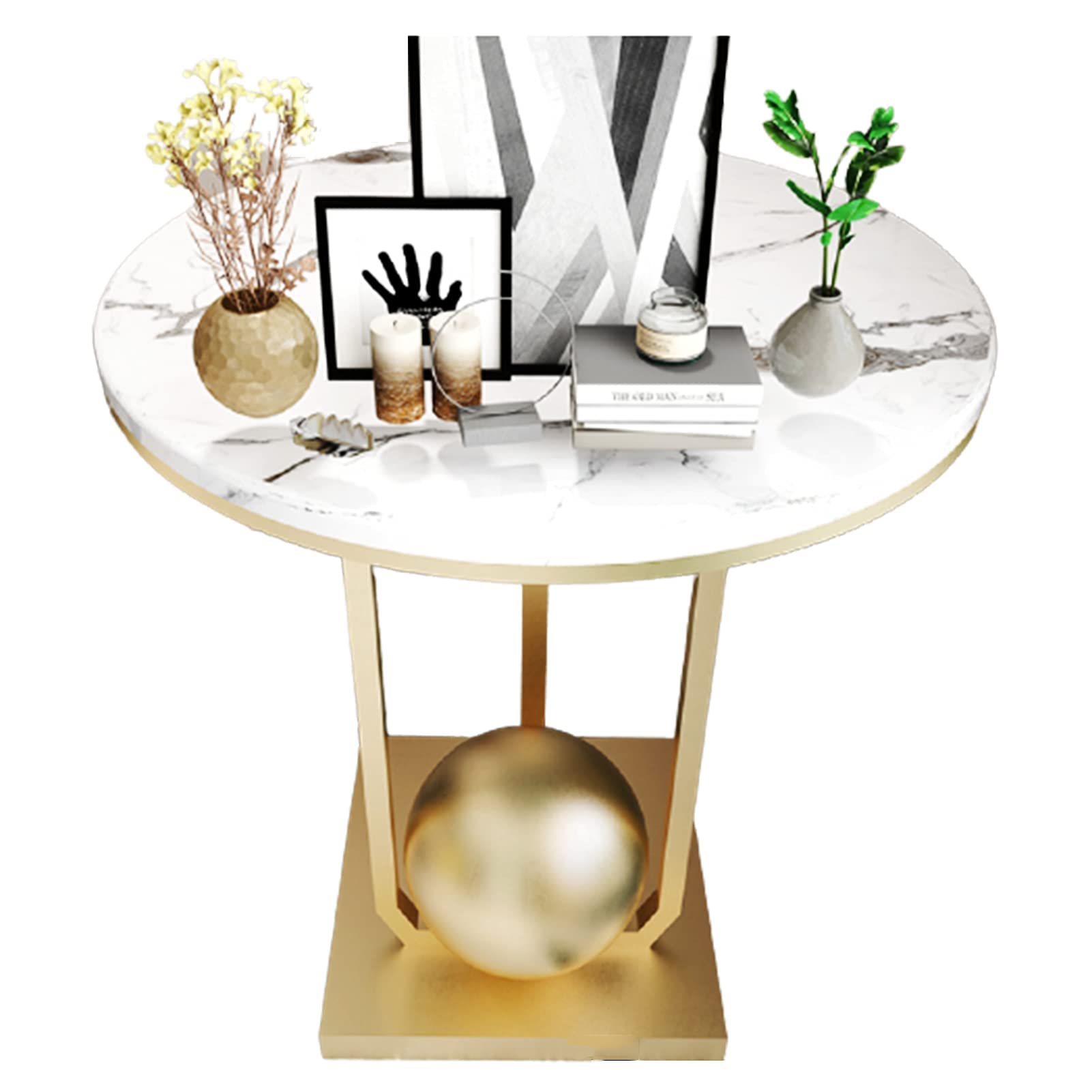 Table d'appoint ronde pour salon et pause goûter sur le balcon