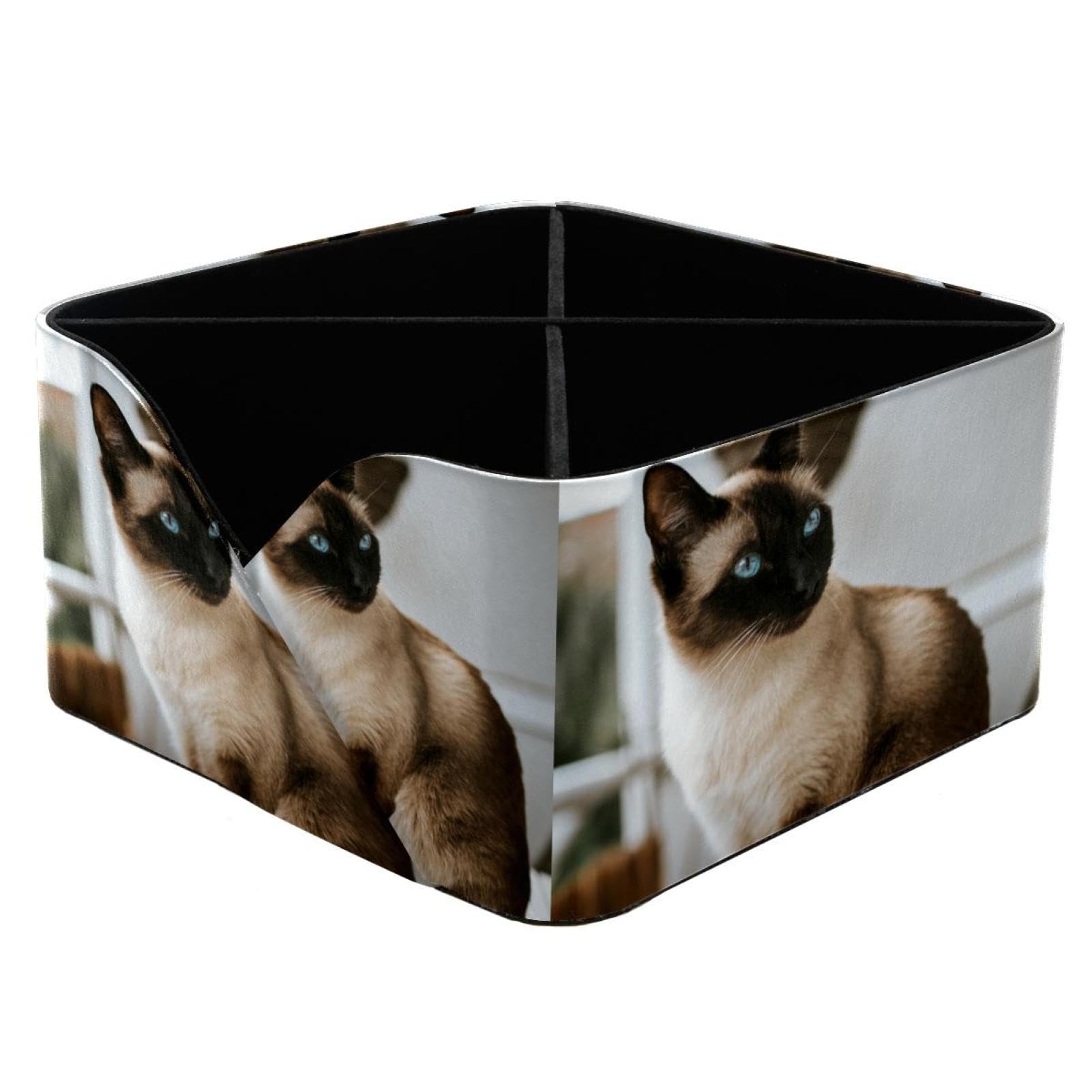 Fournitures de bureau organiseur chat siamois trieur crayons table