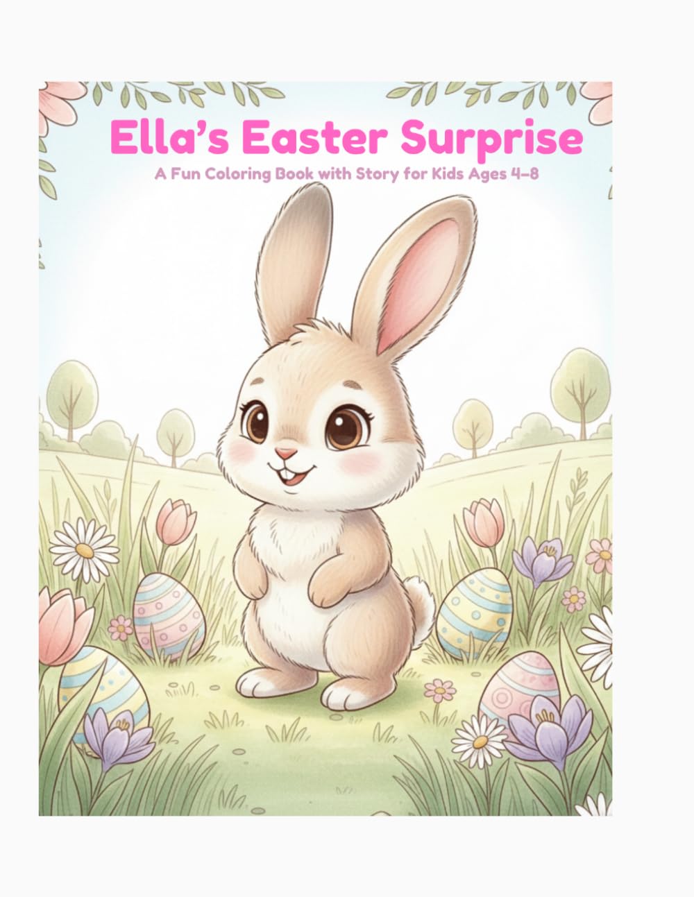 Ella’s Easter Surprise: A Fun Coloring Book with Story for Kids Ages 4–8