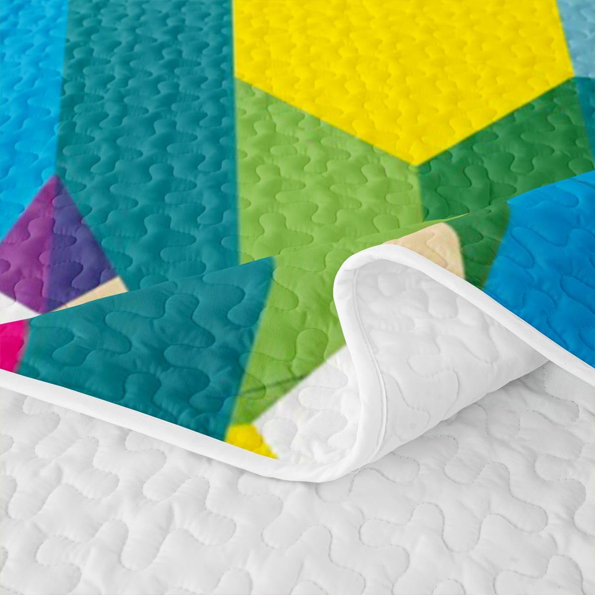 Homewish Wachsmalstift Bettüberwurf Tagesdecke 240x260cm