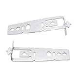 KOLEOLL 2 Pack WD01X27759 Dishwasher Mounting Bracket Compatible with GE 4961783 AP6994863 PS16219683 EAP16219683 Countertop Bracket Replacement Part