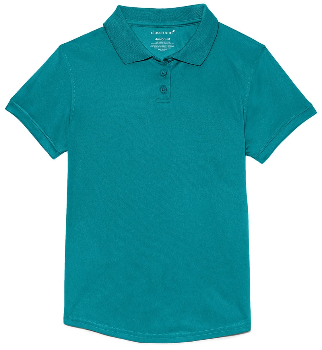 Classroom School Uniforms Big Girl's Girls Fit Moisture Wicking Polo Shirt