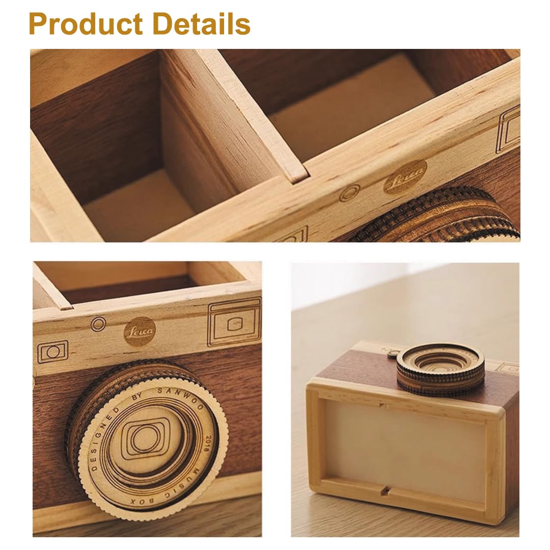 Amazon.com: HAOXU 1pc Wooden Creative Unique Pen Holder, Retro