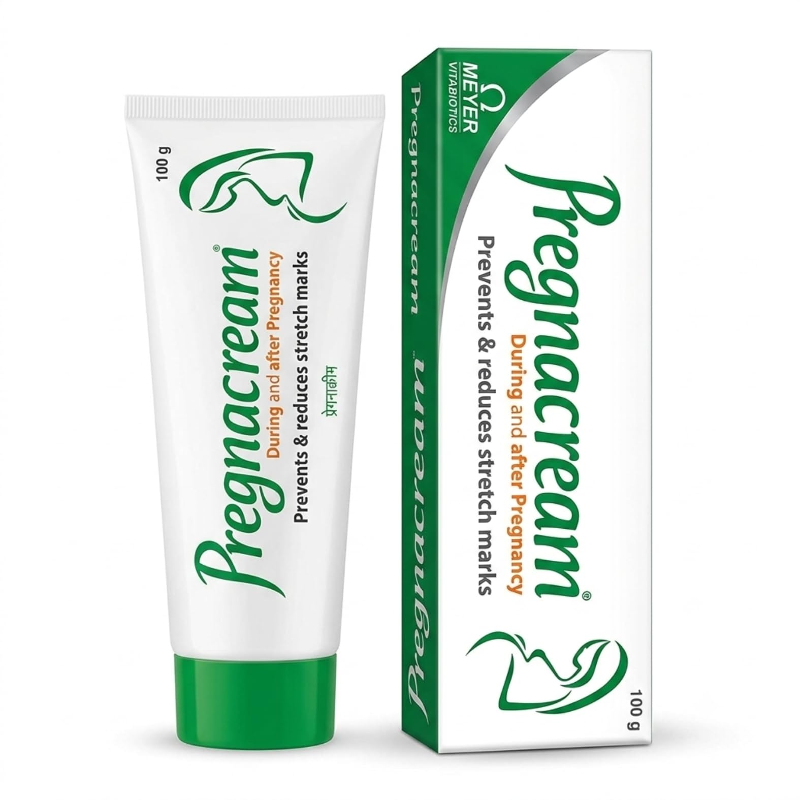 Pregnacream Stretch Mark Cream for Pregnancy & Post Pregnancy, 100g | Aloe Vera, Vitamin E, Vitamin A, Allantoin & Pro Vitamin B5, Deep Moisturising for Belly, Thighs & Breasts-image-24