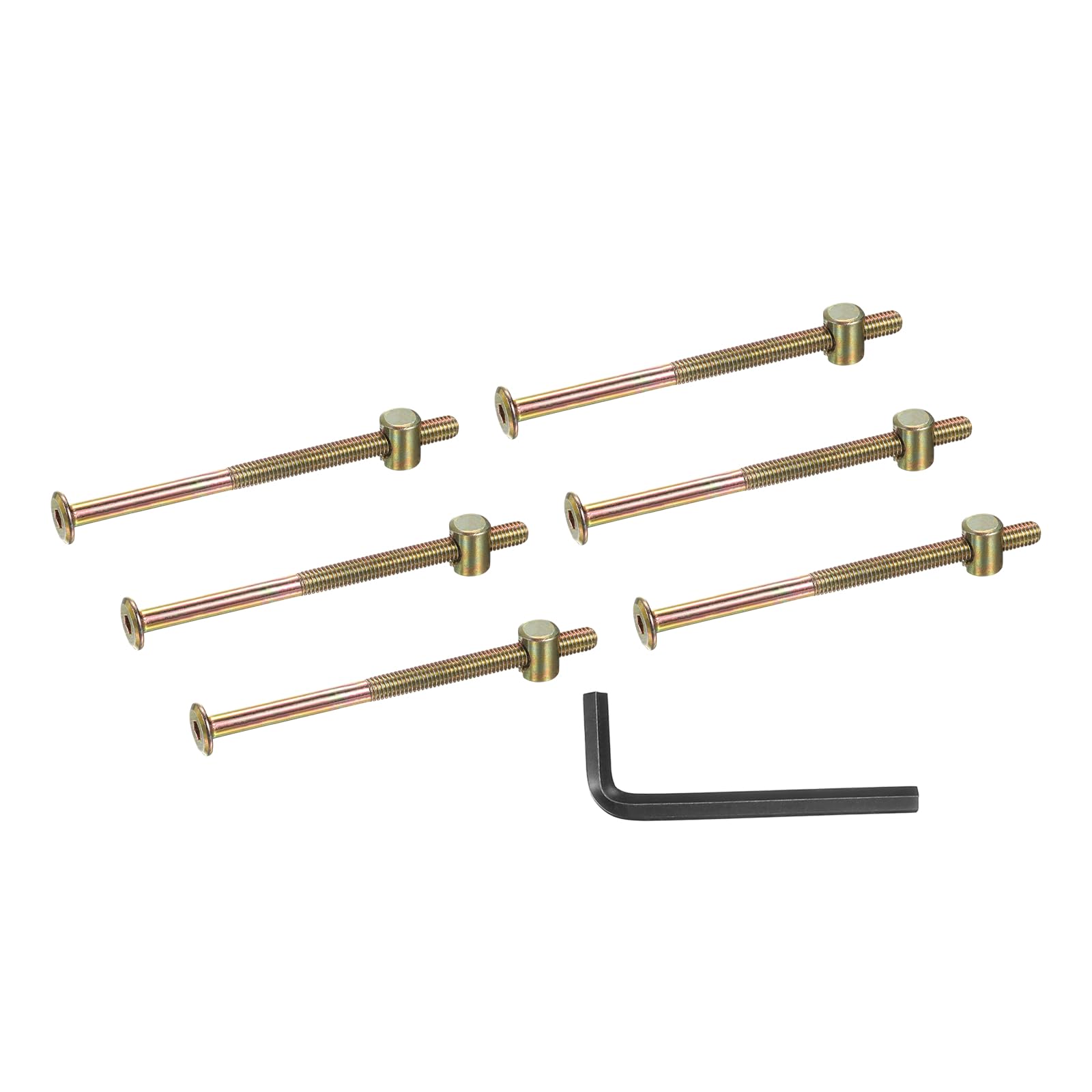 PATIKIL 6 Set Bunk Bed Bolts and Nuts Kit
