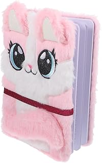 STOBOK Bloco De Notas Cadernos Bloco De Notas Caderno Pequeno De Pelúcia Caderno Fofo Fofo Diário Com Capa Fofa Diário Fofo Caderno Pequeno Diário Caderno Caderno Fofo Portátil Presente