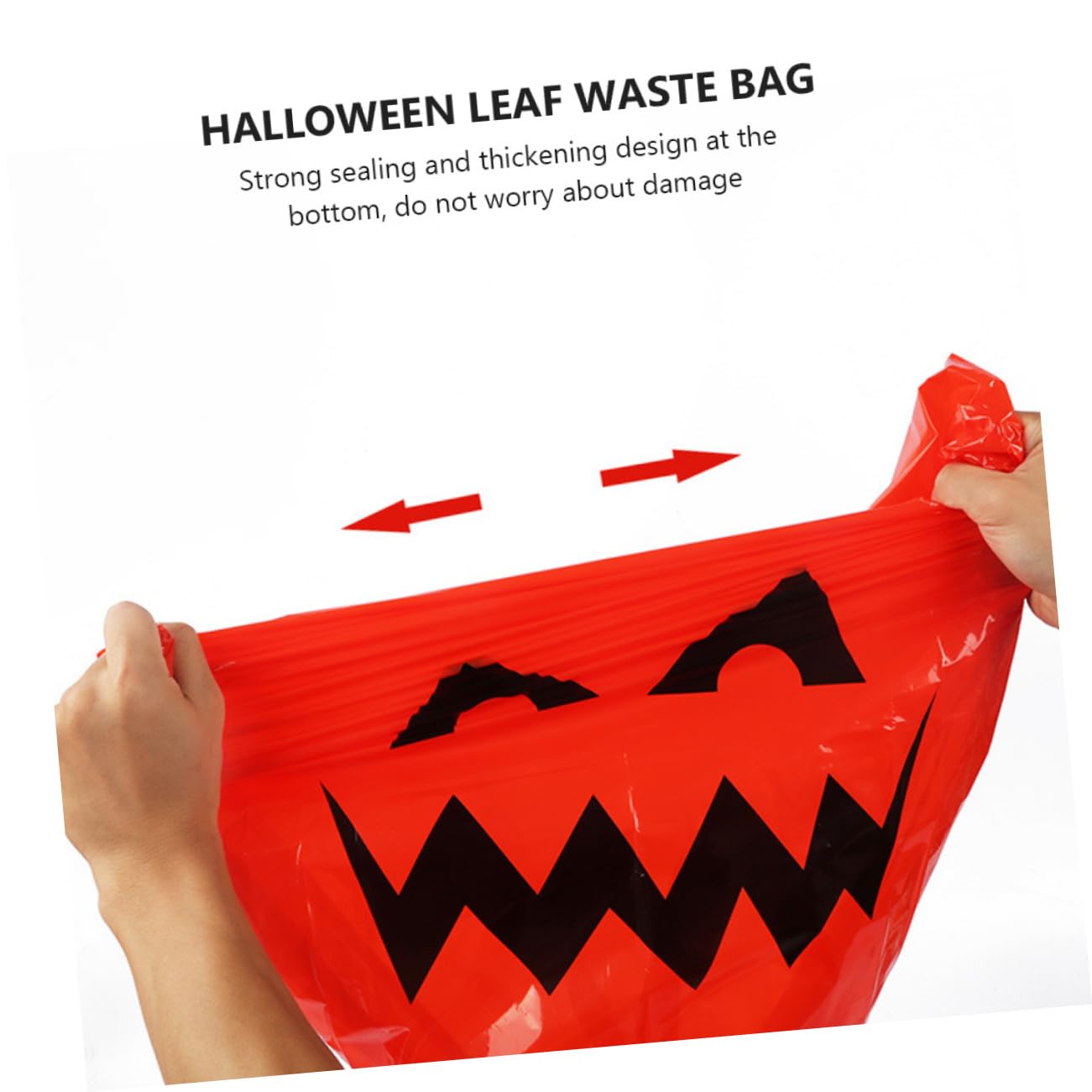 Yardwe 3 Sätze Weihnachts Mülls Äcke Aufbewahrungstaschen Für Den Garten Zusammenklappbar Halloween Klamotten Halloween Schmuck Beutel Mit Gefallenen Blättern Gartentasche 10 Stück * 3