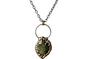 Amulet Natural Labradorite Pendant Necklace: Embrace the Mystical Allure