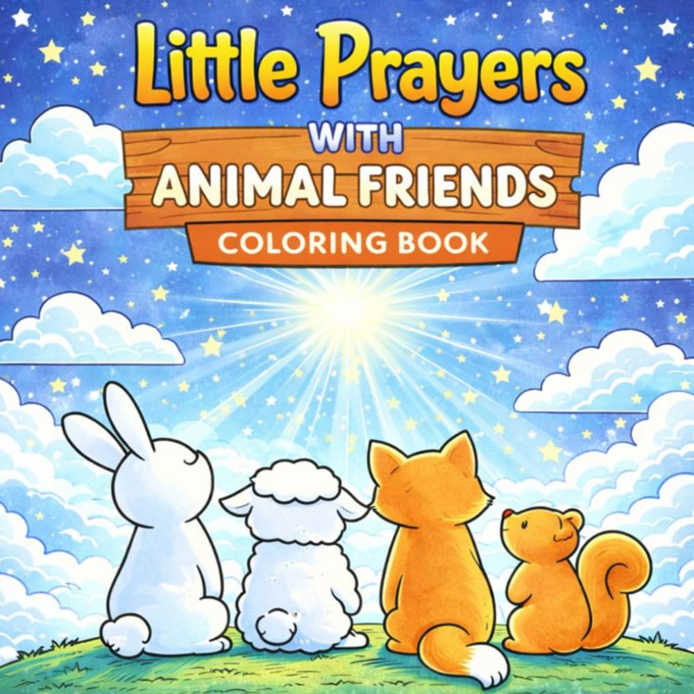 Little Prayers with Animal Friends Coloring Book