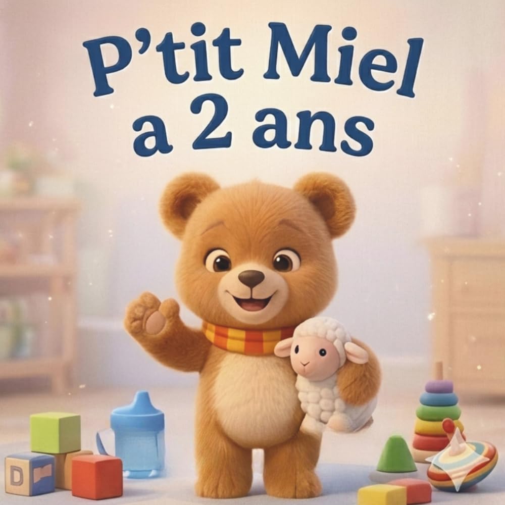P’tit Miel a 2 ans : Mes premiers mots et découvertes: Livre enfant 2 ans | Animaux, émotions, imagier, langage, apprentissage Montessori