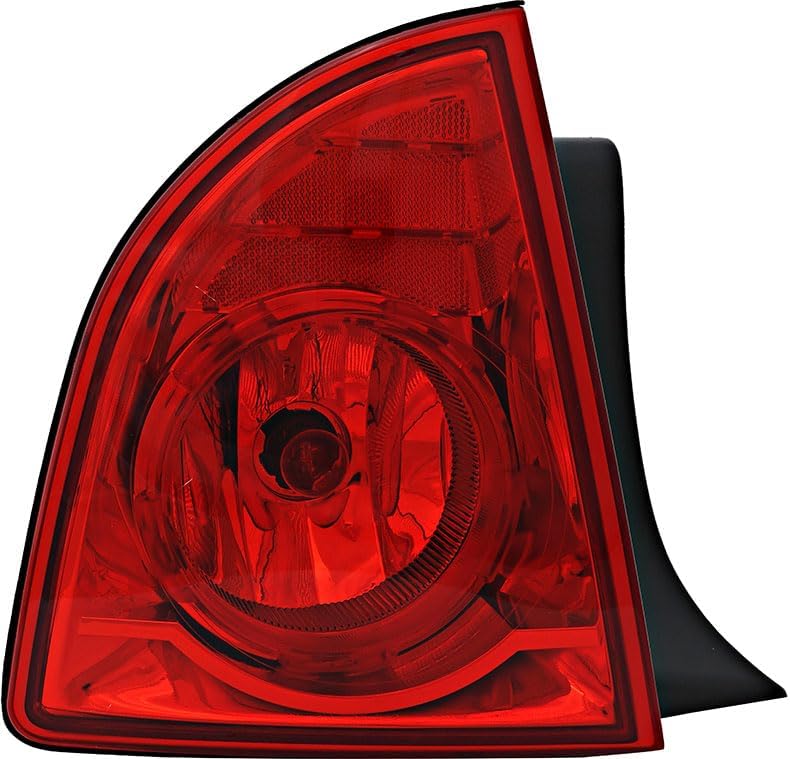 JP Auto Compatible with Chevrolet Chevy Malibu Tail Light Lamp 2008 2009 2010 2011 2012 Driver Left Side