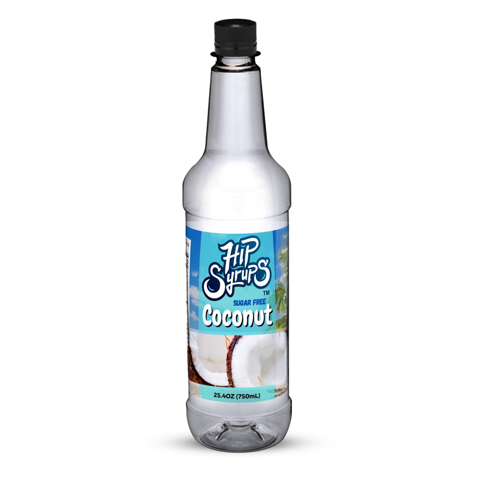 (Sugar Free) 750 ml Hip Syrups (Coconut)