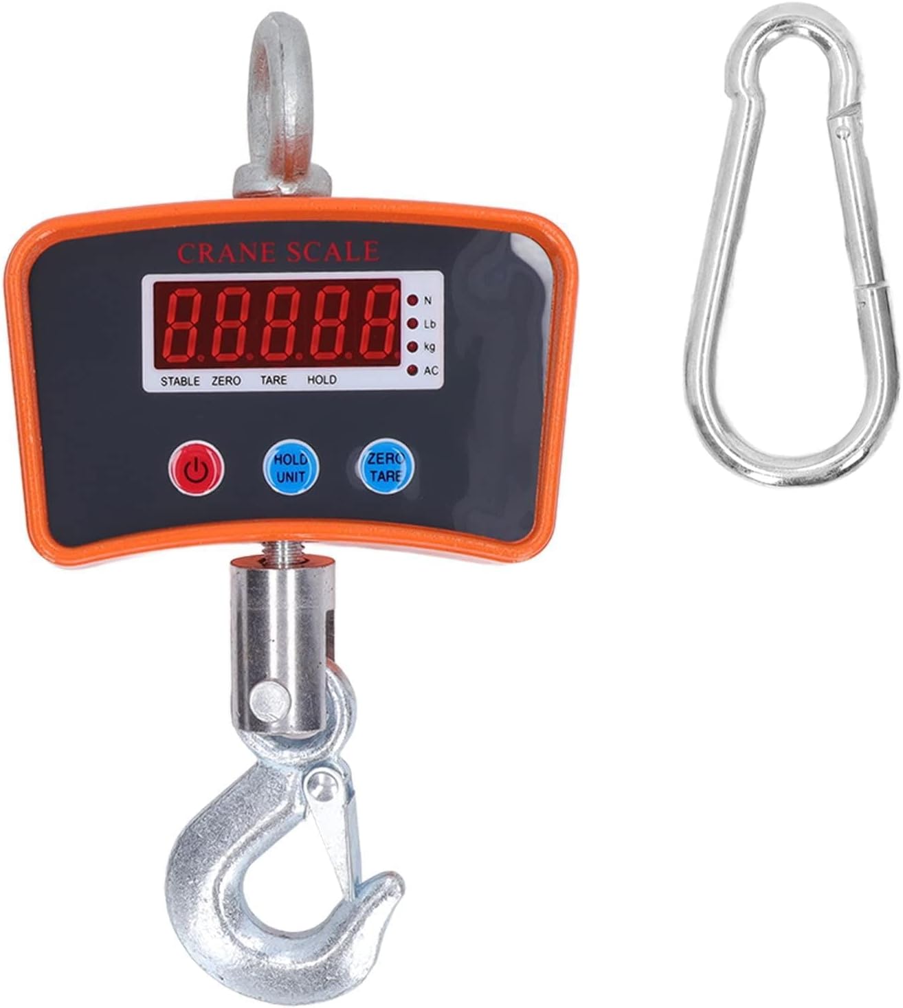 Hilitand Hanging Scale, 500KG 1100LB Digital Crane Scale Heavy Duty Industrial Scale 100‑240V(#1)