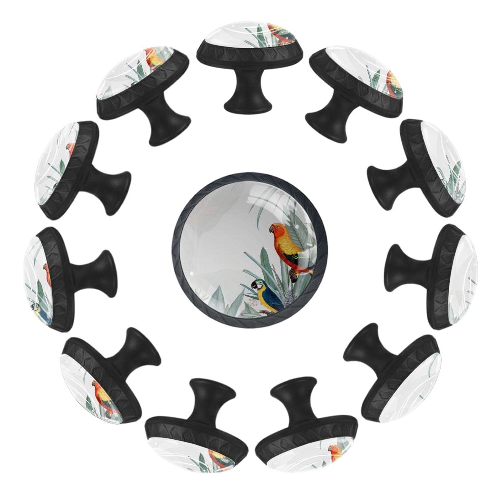 Boutons de tiroir ara tropical 35 mm pour rajeunir un meuble de chambre sans tout remplacer