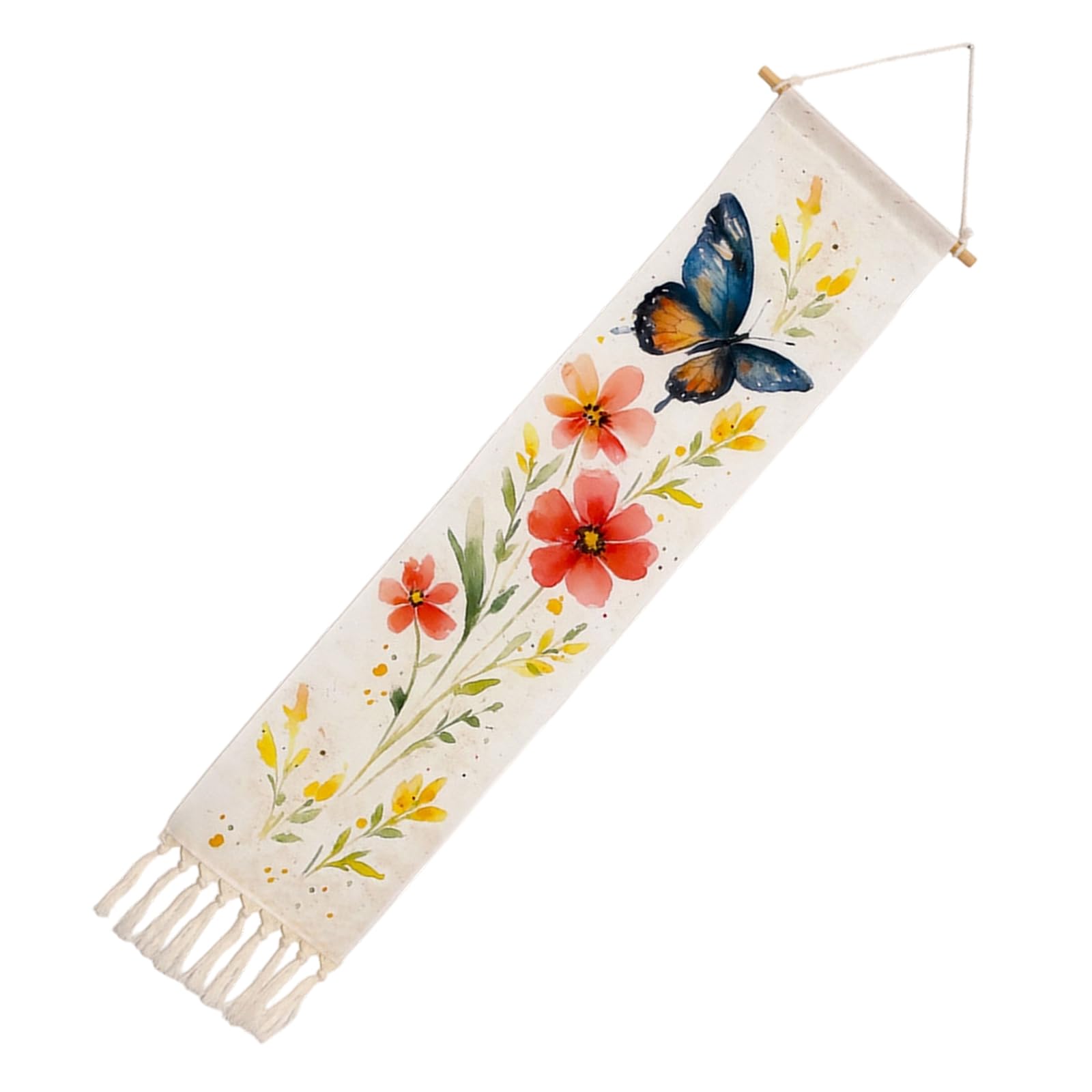 Kalttoy Front Door Hanging Banners Wildflower Summers Porch Sign Hanging Flag Porch Sign for Front Door Outdoor Decors Flag for Outdoor