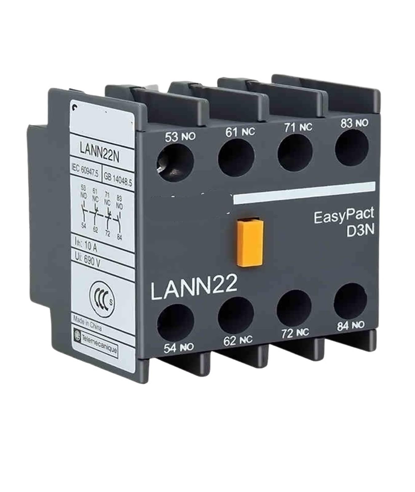 ETNANUPIN LC1N1201 LC1N1210 1NO 1NC LC1-N1201 LC1-N1210 AC24V AC110V AC220V AC380V Contactor(LANN22N 2NO2NC)