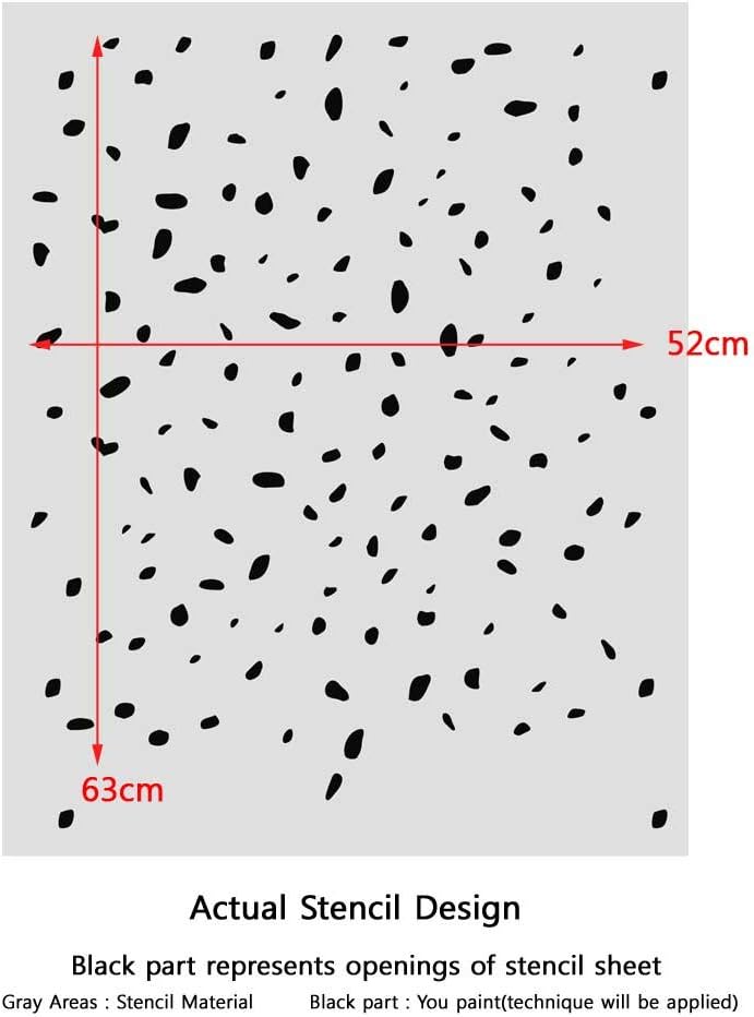 Spots Texture Allover Stencil - DIY Home Improvement - Better Than Wallpaper