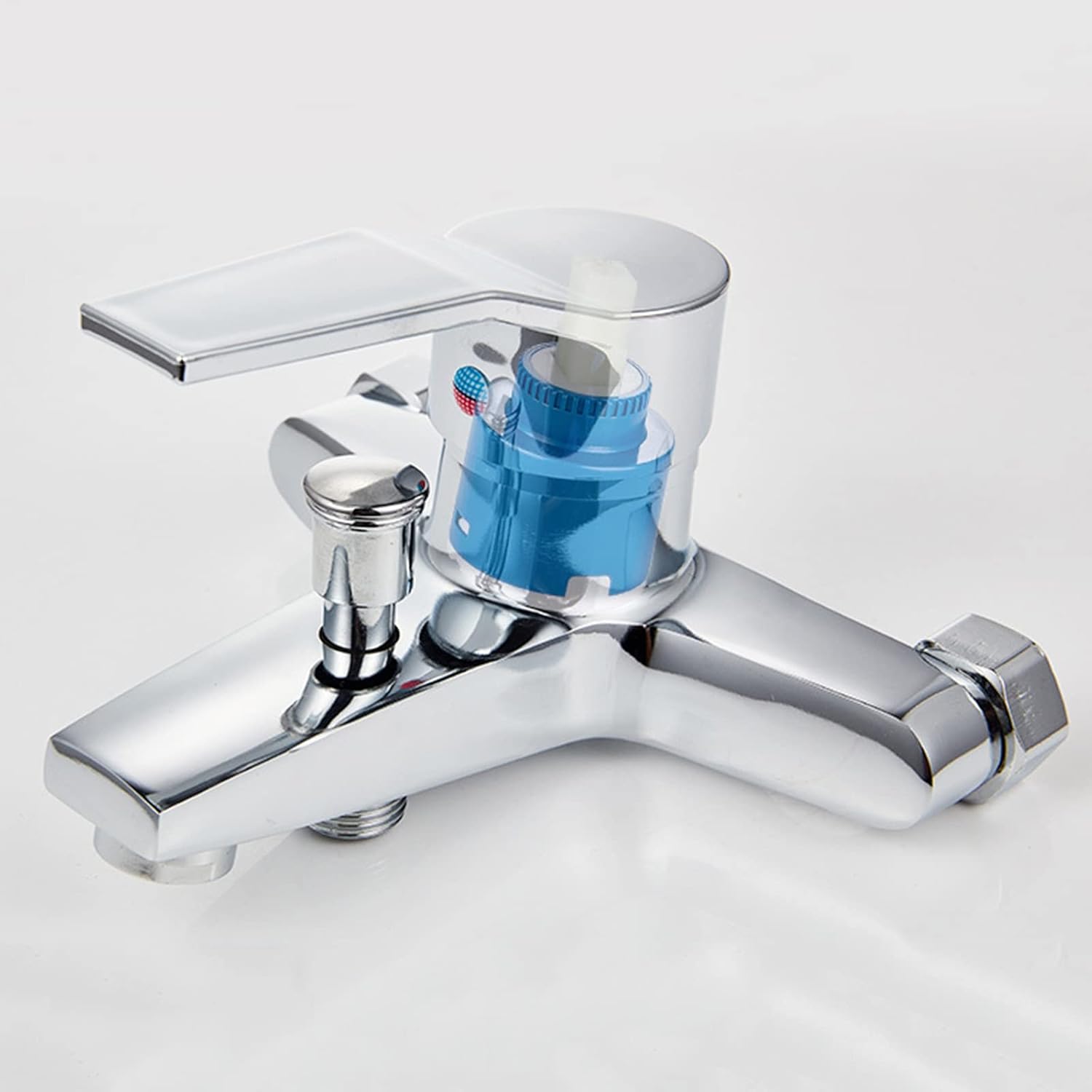 Shower Mixer Mobile Home Bathtub Faucet Brass Hot and Cold，Ceramic Tap