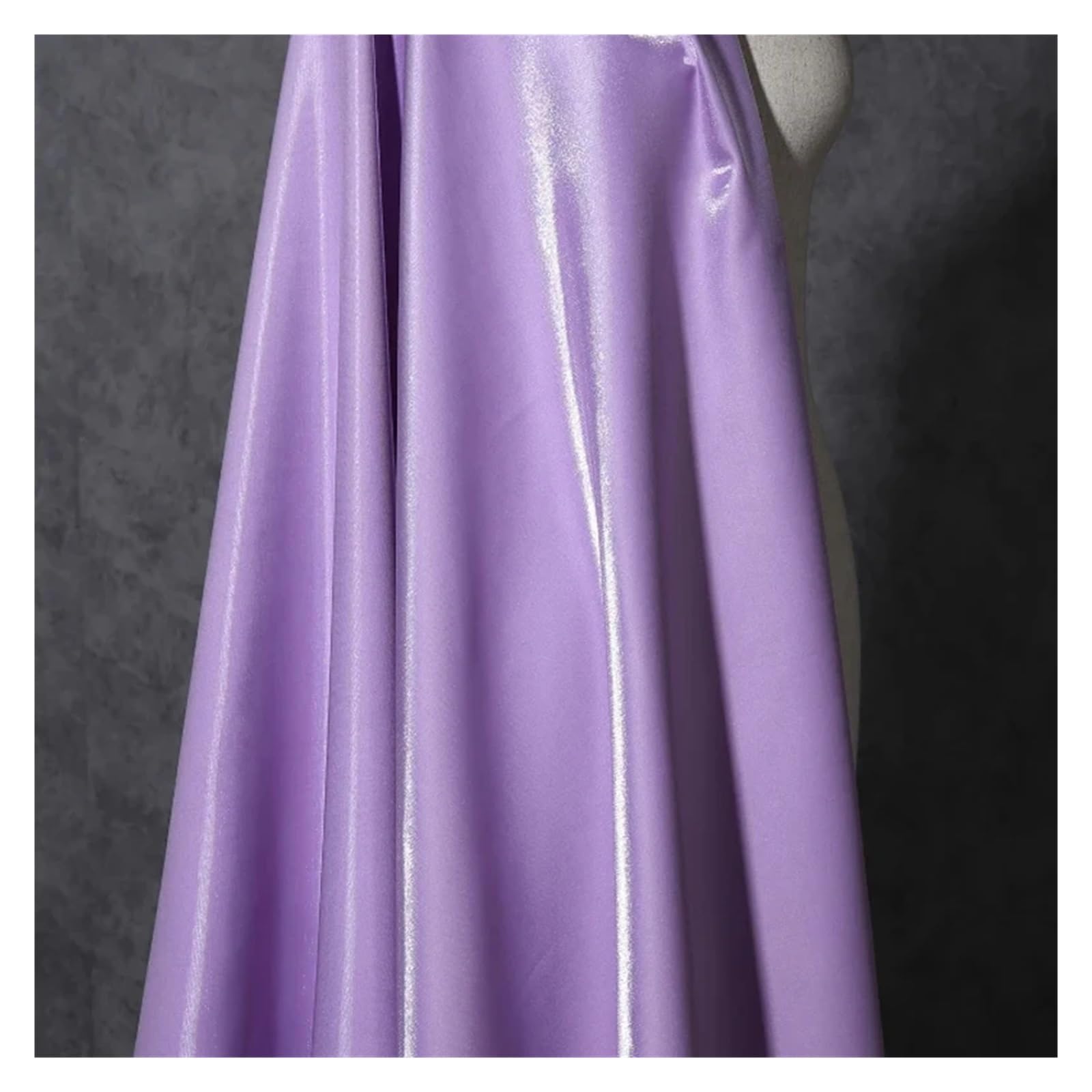 Satin Fabric Multi-Color Liquid Satin Reflective Crystal Fabric Smooth Sparkle Stiff Material for Craft(Color 36)