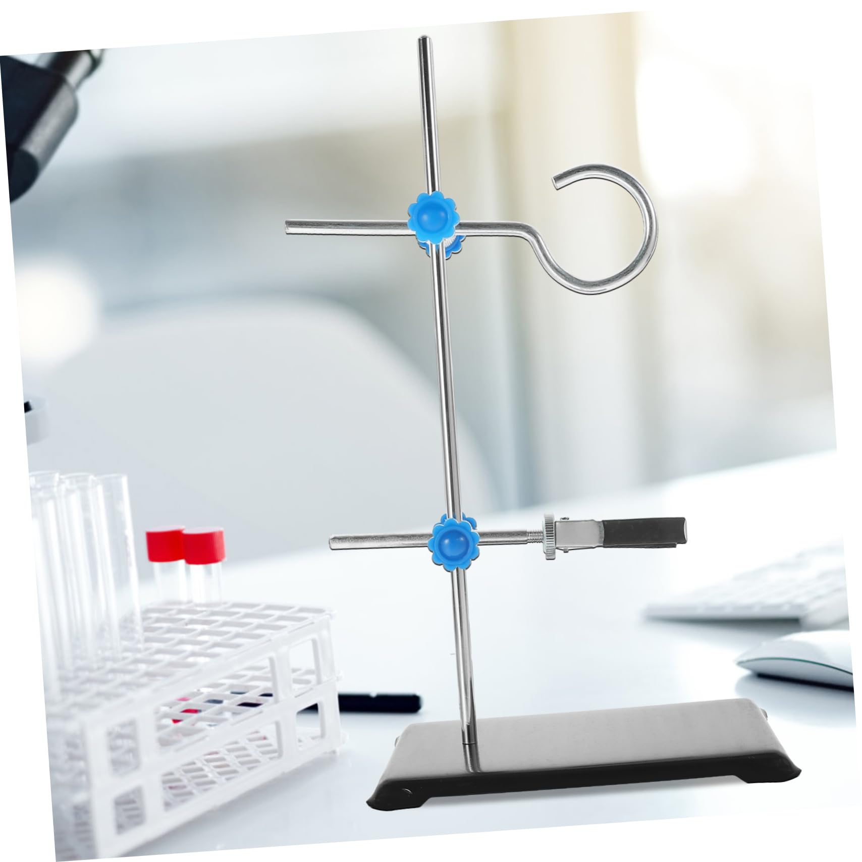 Gatuida Support de Laboratoire Portable Plusieurs styles en Fer Facile à Monter et Démonter, Cadre Miniature pour Usage en Laboratoire Scientifique