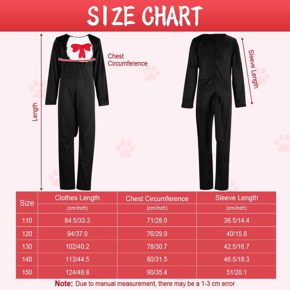 AUYAO Children Dr.Seuss Cat in The Hat Costume - Image 2