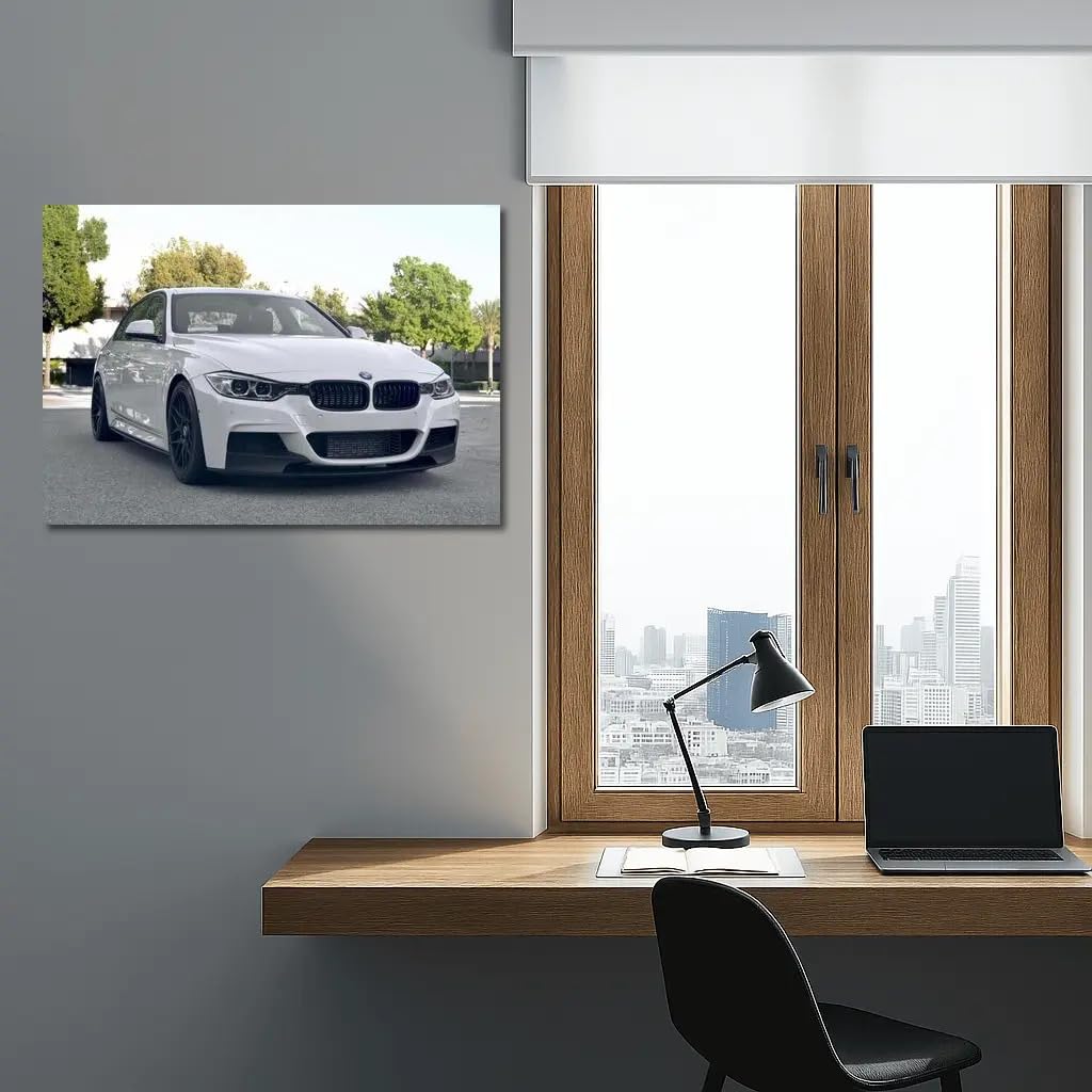 Amazon.com: F30 BMW 3 series White M Performance Car Car Poster