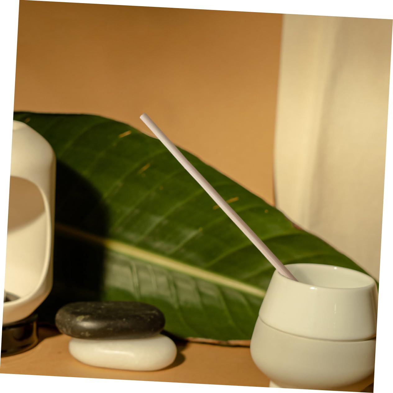 CORHAD 100pcs Natural Rattan Diffuser Sticks Replacement Reeds for Portable Diffuser Supply Fragrance Home Decor and Living Spaces