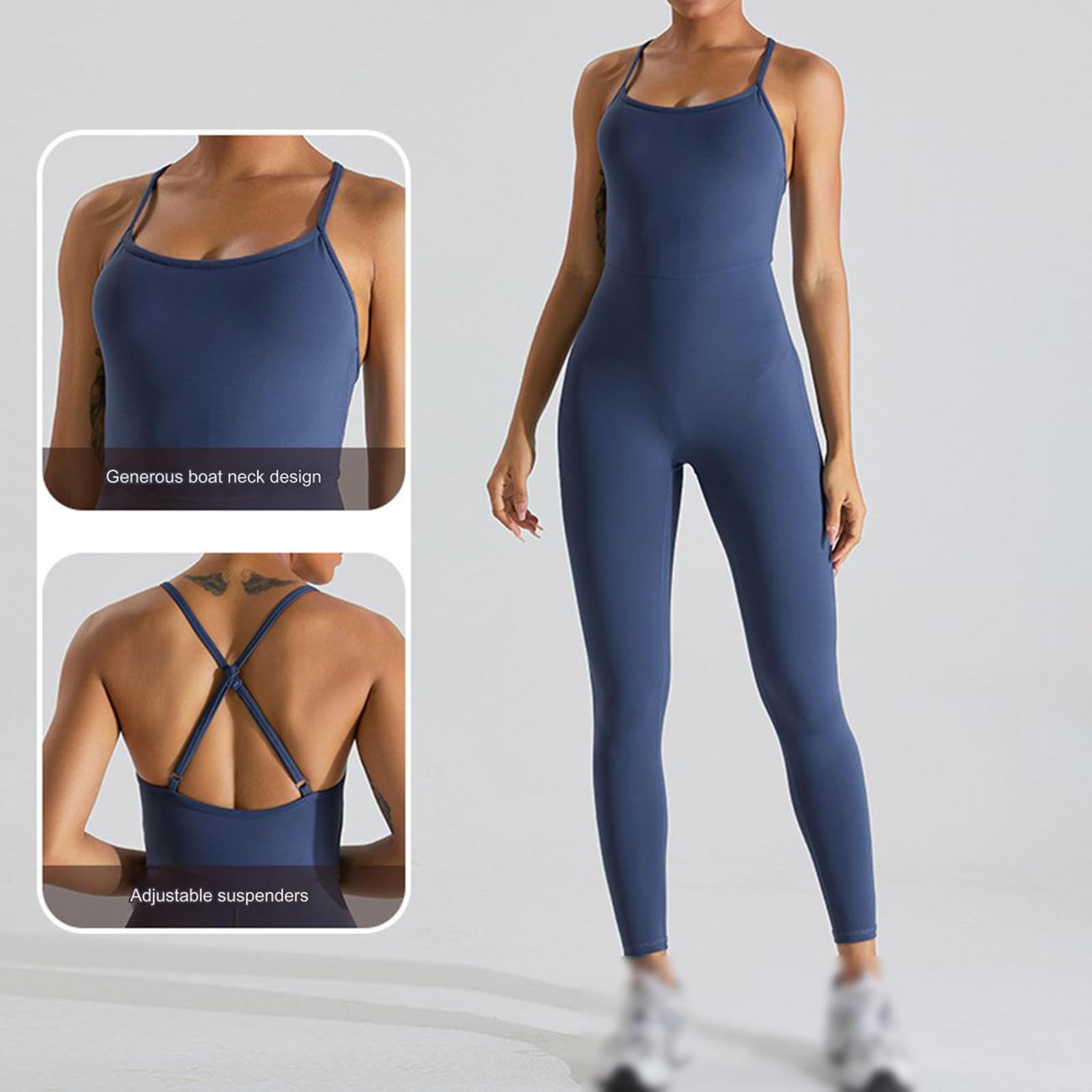 Ropa de yoga de una pieza, monos deportivos de baile, monos adelgazantes para mujer,A-L