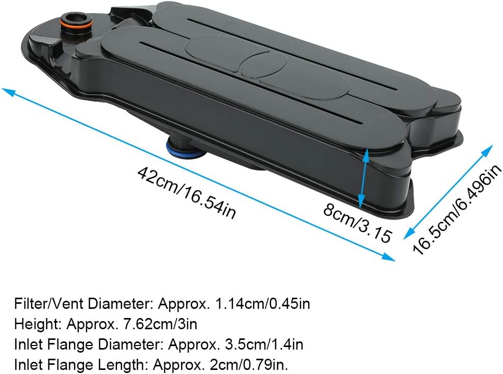 Crankcase Breather Filter Element 904418 CV52001 68002433AA High Performance Engine Crankcase Ventilation Filter Replacement for 6.7L 2007 2017 Plastic Black