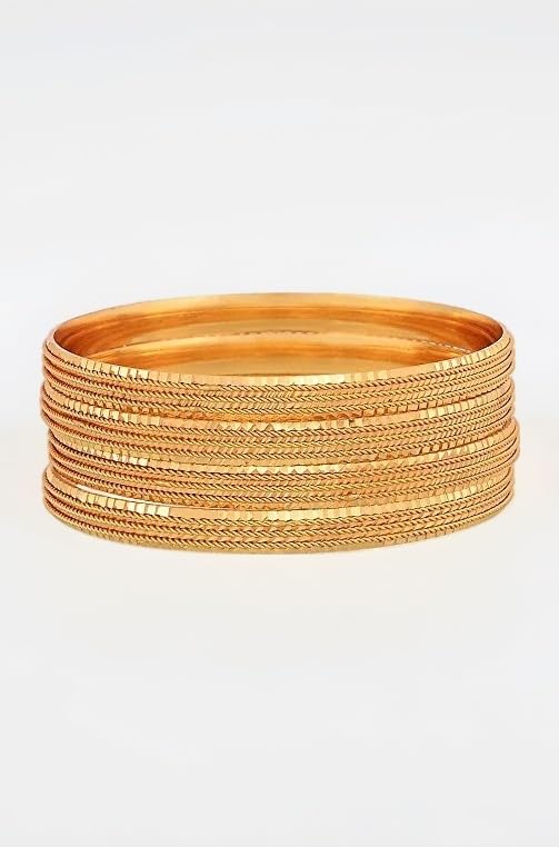 Gold Plated Bangles for Women's & Girl's