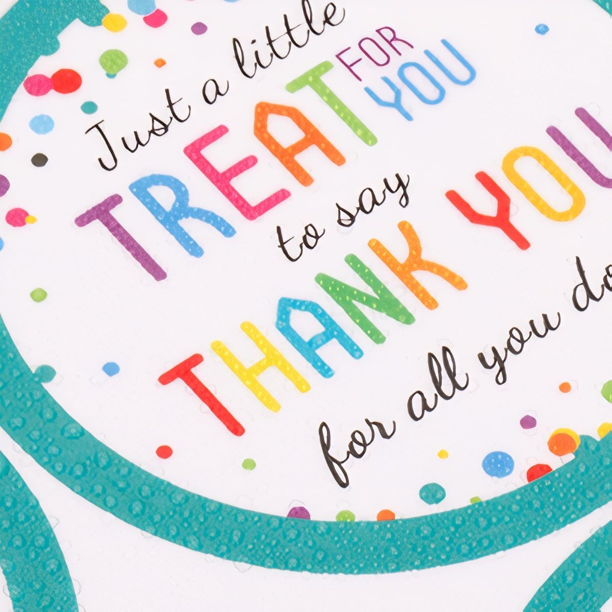 180 PCS Thank You for All You Do Stickers Appreciation Thank You Stickers 2 Inch Colorful Dots Just for You Sticker for Teachers Nurses Employees Mail Envelope Packaging Gift Wrapping Label Stickers - Image 5