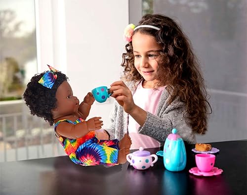 Miniatura 6 de Una muñeca de bebé de silicona realista afroamericana lavable de 12 pulgadas con 2 juegos de ropa vestido y lentes de sol para cámara collar