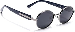 EYEJACK by Voyage UV Protected & Polarized Grey Oval Polarized Sunglasses for Men & Women (WU14110PCL) Price In India
