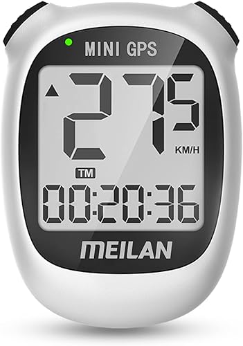 MEILAN M3 Mini GPS - Computadora de bicicleta inalámbrica, odómetro de bicicleta, velocímetro y odómetro, impermeable, con retroiluminación LCD y