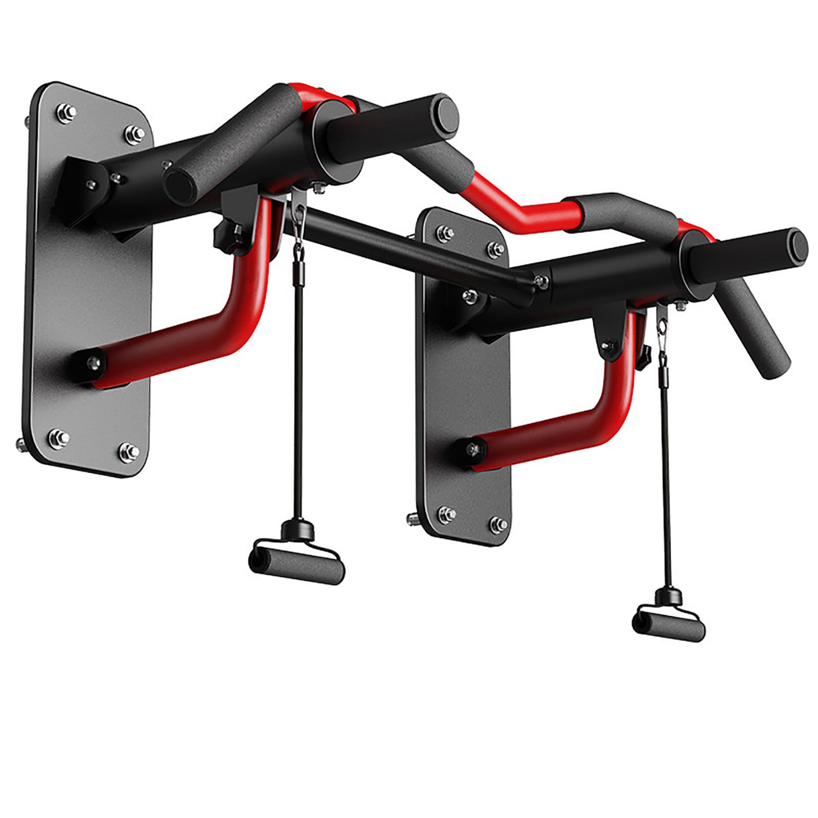 Barre de traction porte et murale 400 kg avec extenseurs élastiques
