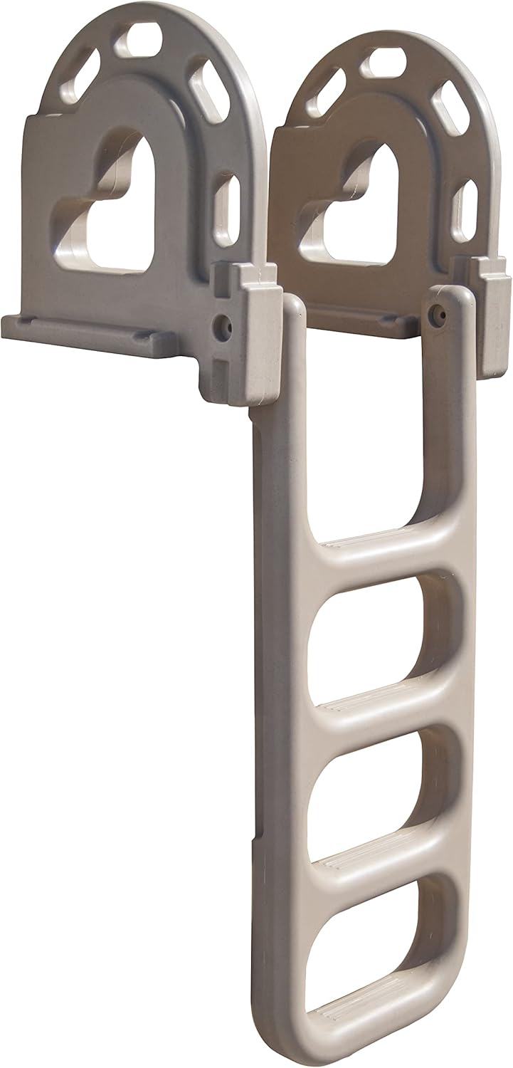 DockEdge 4-Step FlipUp Dock Ladder, LLDPE, Sand