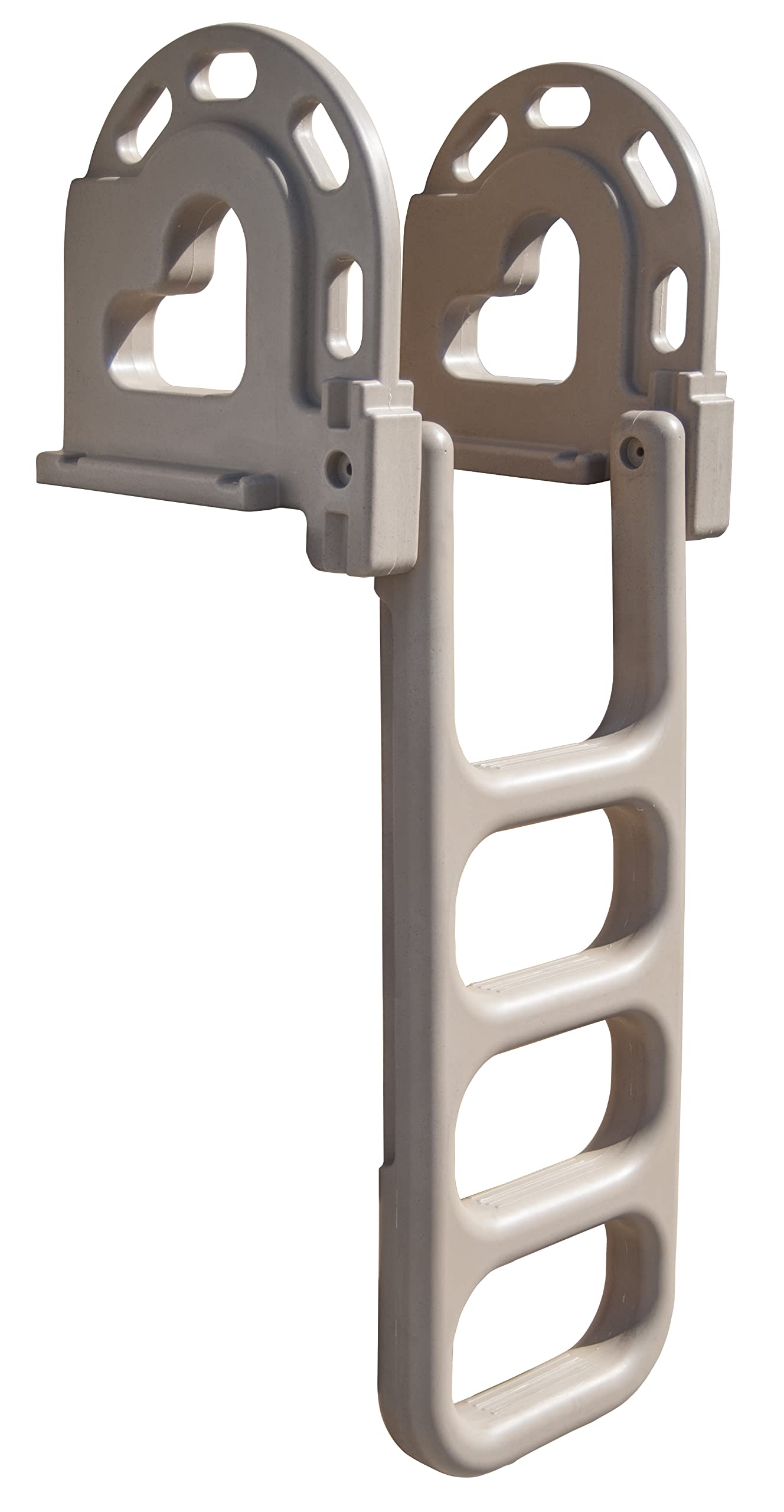 DockEdge 4-Step FlipUp Dock Ladder, LLDPE, Sand