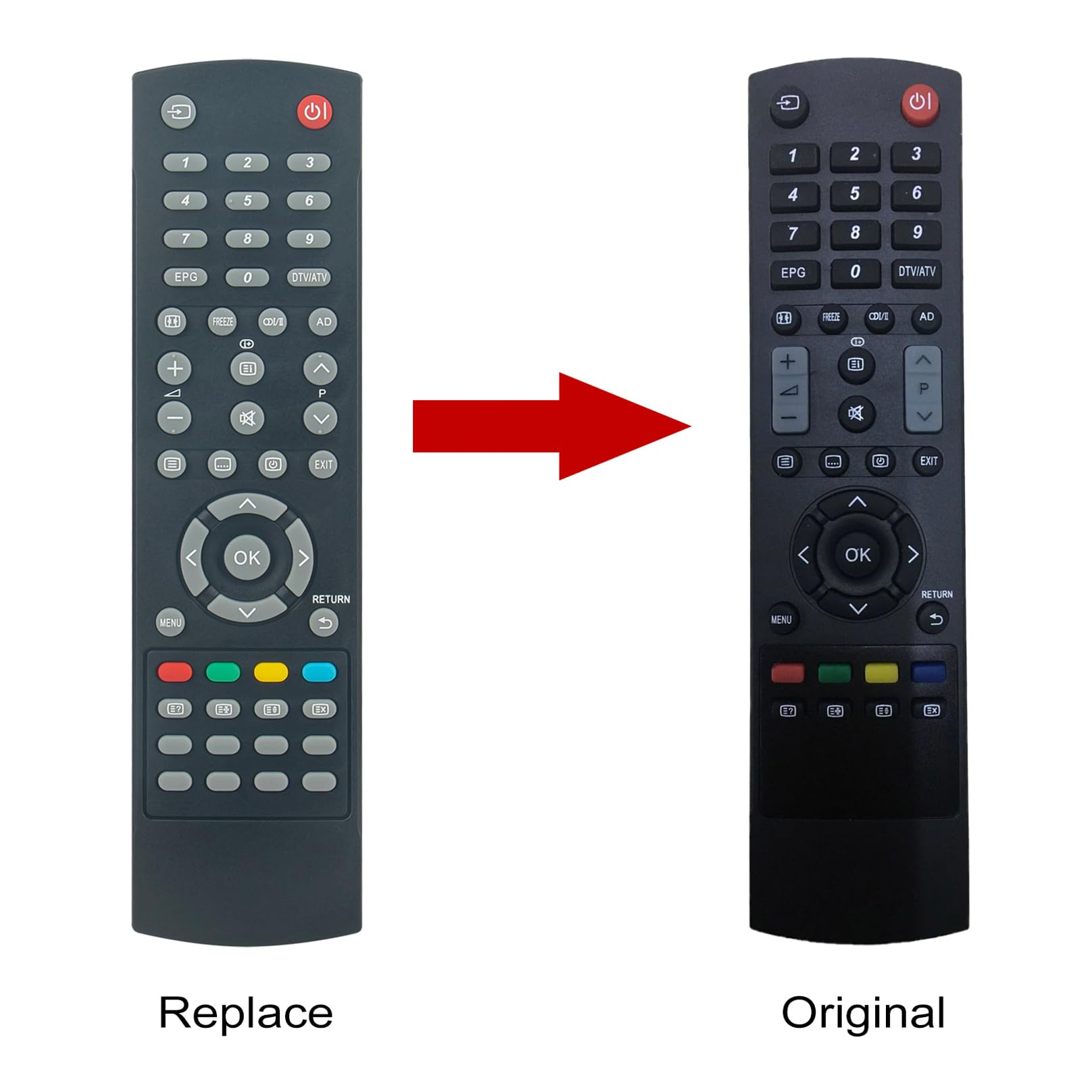 Telecomando Sostitutivo Sharp RC4847 / RC4848 Con Tasto - Foto 6