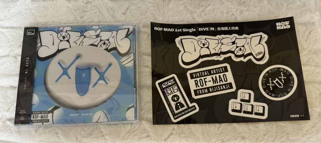 ろふまお ROF-MAO アルバム CD シングル ステッカー ブロマイド