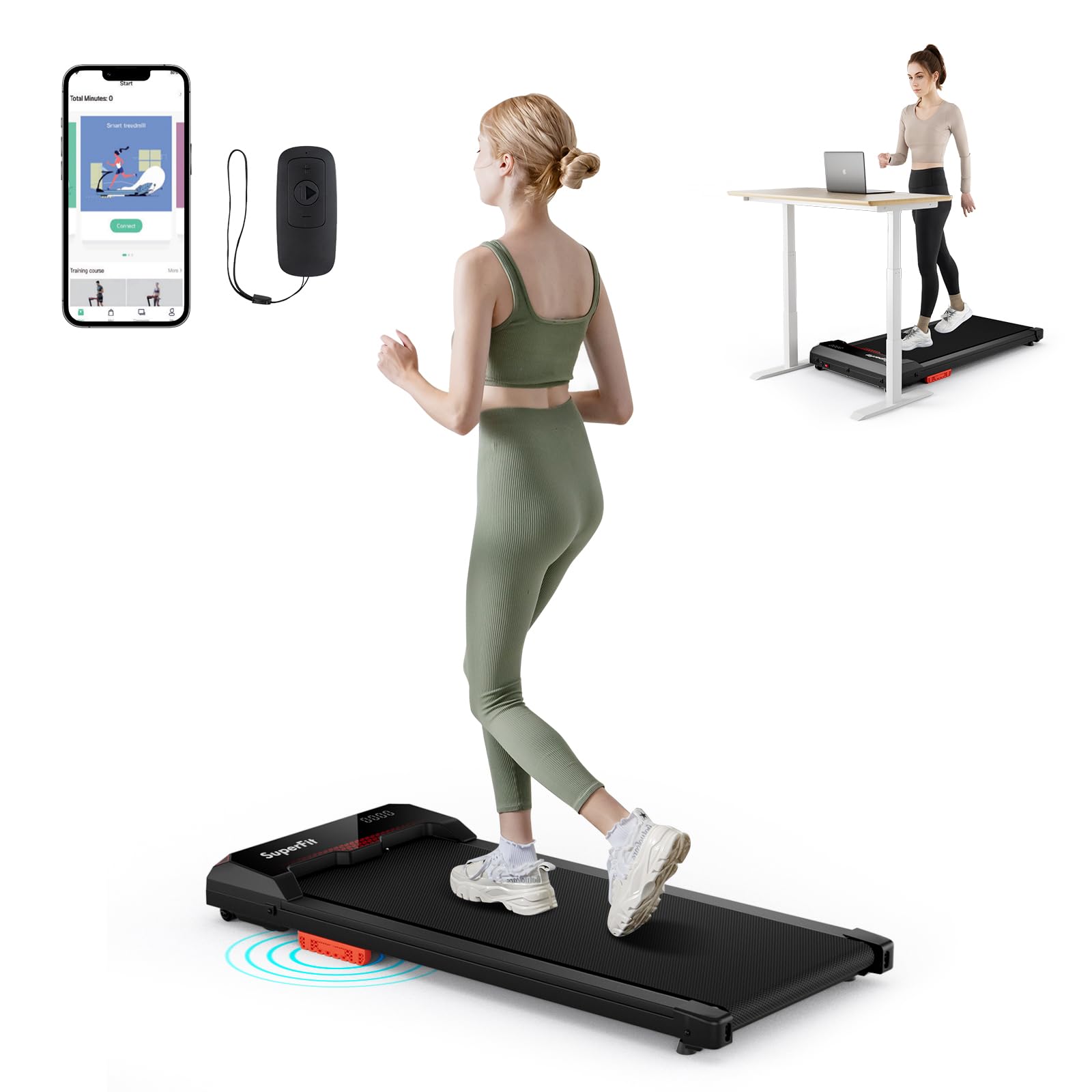 Threadmill Home Goplus Walking Pad, Under Desk Treadmill For Home