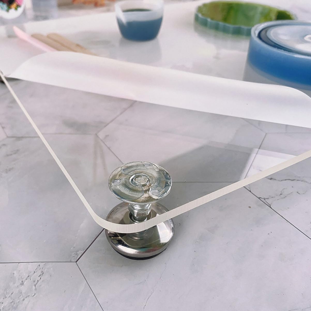 Angoily Adjustable Height Table Leveler for Epoxy Resin Self-Leveling Epoxy DIY Leveling Platform