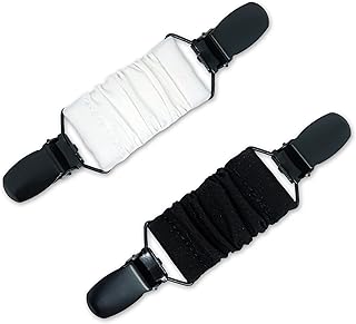 LoveMaReese Dress Clips Back Cinch for Fitting Black Clips 2pcs-4.2inch long Clothes Clips, Sweater Clips, Shawl Clips, Cardigan collar clips, Travel Hat Clips for Women