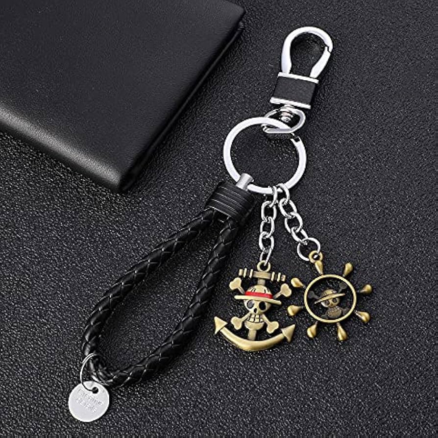 ワンピース　ストラップセットとルフィの麦わらのキーホルダー ワンピース ストラップセットとルフィの麦わらのキーホルダー