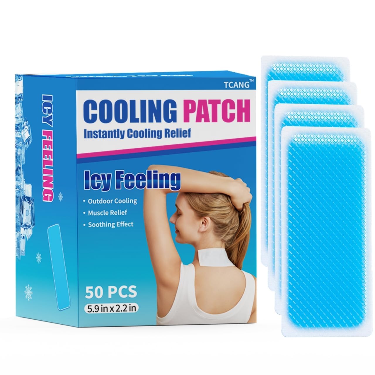 30 Pack Instant Cooling Ice Packs for Outdoor Activities Summer Heat Relief - Large Disposable Cooling Patches for Neck Body, Camping Hiking Sports, Instant Temperature Drop — Amazon image 9