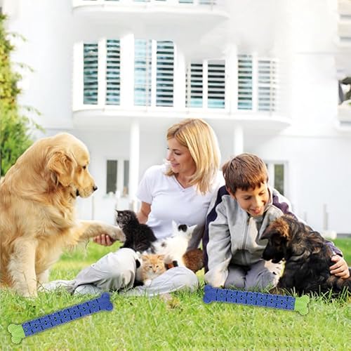 Miniatura 3 de Juguetes para masticar cepillo de dientes para perros, juguetes interactivos de enriquecimiento para perros, huesos para razas pequeñas, regalos