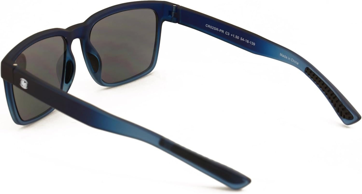 V.W.E. Lightweight Men Progressive Bifocal Reading Sunglasses – No Line, No Bubble – Zero Power on Top, UV Protection CR02 - Image 4